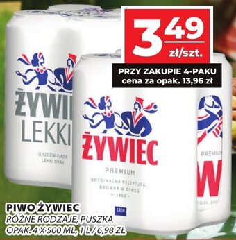 Top Market PIWO ŻYWIEC 500 ML oferta