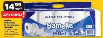 Netto Papier toaletowy 3-warstwowy Samelle 10 rol. oferta