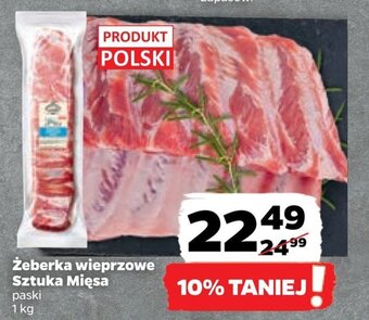 Netto Żeberka wieprzowe Sztuka Mięsa 1 kg oferta