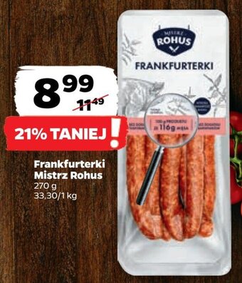 Netto Frankfurterki Mistrz Rohus 270 g oferta