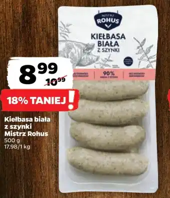 Netto Kiełbasa biała z szynki Mistrz Rohus 500 g oferta