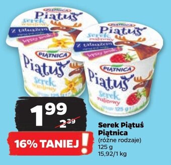 Netto Serek Piątuś Piątnica 125 g oferta