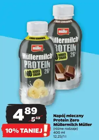 Netto Napój mleczny Protein Zero Müllermilch Müller 400 ml oferta