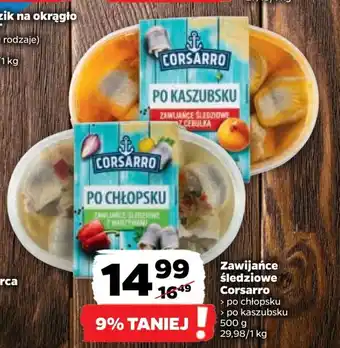 Netto Zawijańce śledziowe Corsarro 500 g oferta