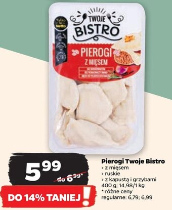 Netto Pierogi Twoje Bistro 400 g oferta