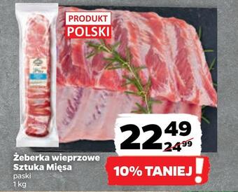 Netto Żeberka wieprzowe sztuka mięsa oferta