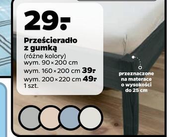 Netto Prześcieradło z gumką oferta