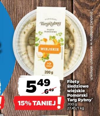 Netto Filety śledziowe wiejskie pomorski targ rybny oferta