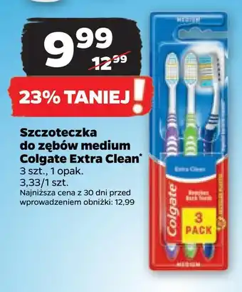 Netto Szczoteczka do zębów medium colgate extra clean oferta