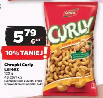 Netto Chrupki Curly Lorenz 120 g oferta