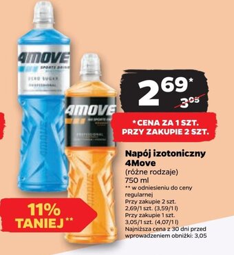 Napój izotoniczny 4Move 750 ml