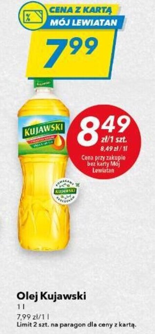 Lewiatan Olej Kujawski 1l oferta