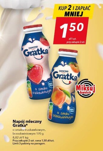 Lewiatan Napój mleczny Gratka 170g oferta
