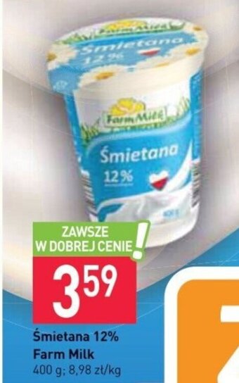 Stokrotka Śmietana 12% Farm Milk 400 g oferta