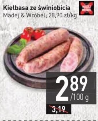 Stokrotka Kiełbasa ze świniobicia Madej & Wróbel 100g oferta