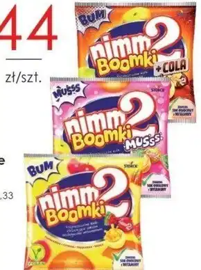 Frac Nimm2 boomki + cola rozpuszczalne cukierki owocowe wzbogacone witaminami 90 g oferta