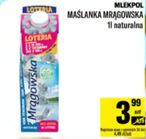 TomiMarkt Mlekpol maślanka mrągowska naturalna 1 l oferta