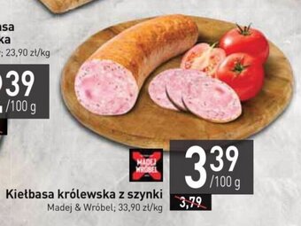 Stokrotka Kiełbasa królewska z szynki Madej & Wróbel 100g oferta