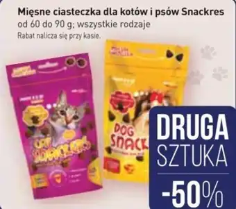 Stokrotka Mięsne ciasteczka dla kotów i psów Snackres 60-90g oferta