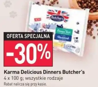 Stokrotka Karma Delicious Dinners Butcher's 4 x 100 g oferta
