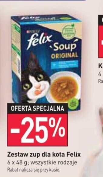 Stokrotka Zestaw zup dla kota Felix 6 x 48 g oferta
