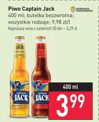 Stokrotka Piwo Captain Jack 400ml oferta