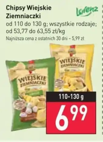 Stokrotka Chipsy Wiejskie Ziemniaczki 110-130g oferta