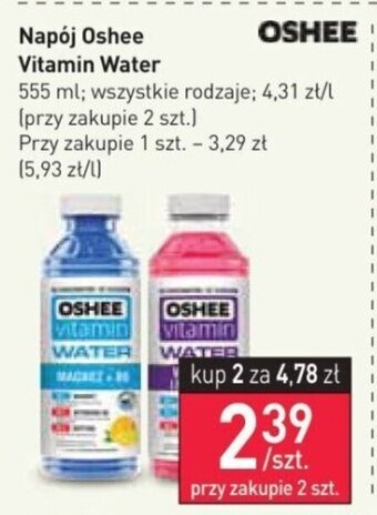 Stokrotka Napój Oshee Vitamin Water 555ml oferta