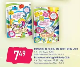 Stokrotka Barwniki do kąpieli dla dzieci Body Club 9 x 16 g oferta
