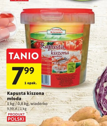 Intermarche Kapusta kiszona młoda 1 kg oferta