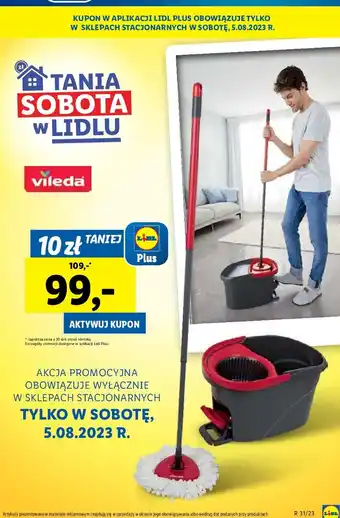 Lidl Mop z wiadrem oferta