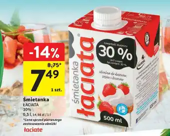Intermarche śmietanka 30% 0,5 l oferta