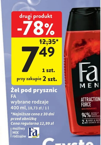 Intermarche Żel pod prysznic 400 ml oferta