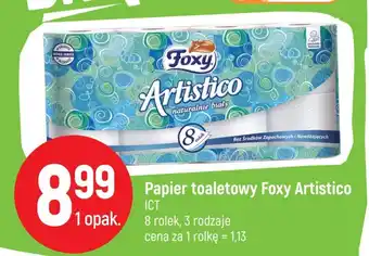 E.Leclerc Papier toaletowy Foxy Artistico 8 rolek oferta