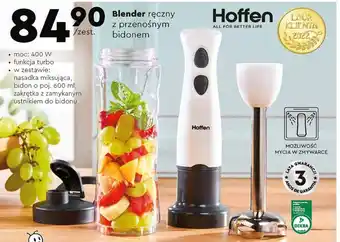 Biedronka Blender ręczny z przenośnym bidonem oferta