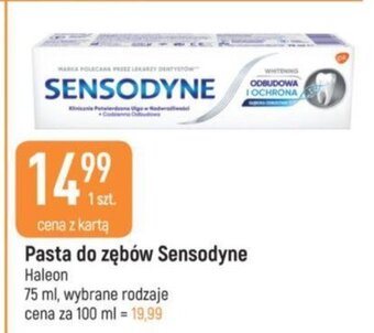 E.Leclerc Pasta do zębów Sensodyne 75 ml oferta
