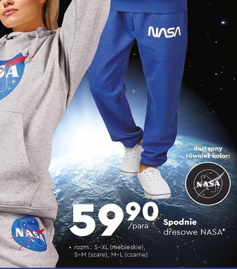 Biedronka Spodnie dresowe NASA oferta