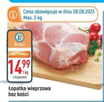 E.Leclerc Łopatka wieprzowa bez kości 1 kg oferta