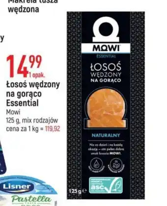 E.Leclerc Łosoś wędzony na gorąco Essential 125 g oferta