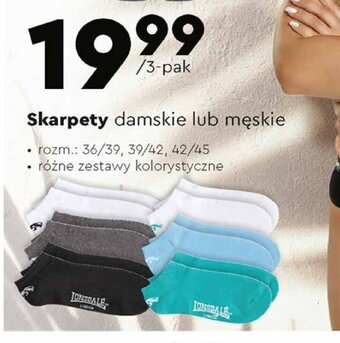Biedronka Skarpety damskie lub męskie 3-pak oferta