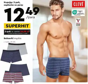 Biedronka Bokserki męskie 2-pak oferta