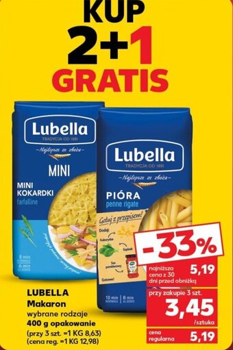 Kaufland Lubella Makaron 400 g oferta