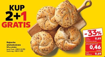 Kaufland Kajzerka wielozbożowa 50 g oferta