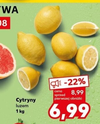 Kaufland Cytryny 1 kg oferta