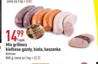 E.Leclerc Mix grillowy kiełbasa gazdy, biała, kaszanka 660 g oferta