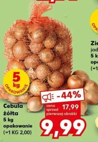 Kaufland Cebula żółta 5kg oferta