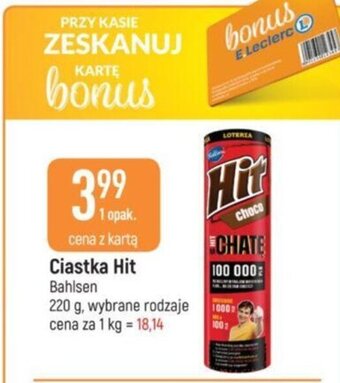 E.Leclerc Ciastka Hit 220 g oferta