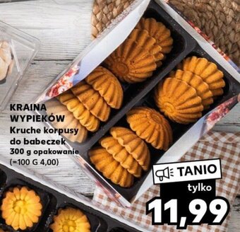 Kaufland KRAINA WYPIEKÓW Kruche korpusy do babeczek 300 g oferta