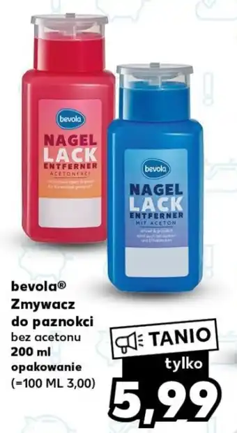 Kaufland bevola Zmywacz do paznokci bez acetonu 200 ml oferta