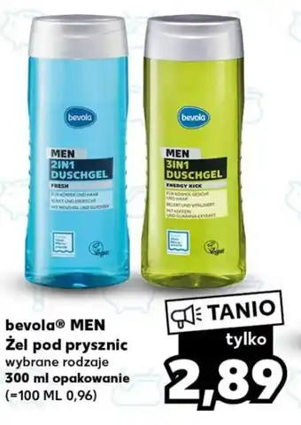 Kaufland bevola MEN Żel pod prysznic wybrane rodzaje 300 ml oferta